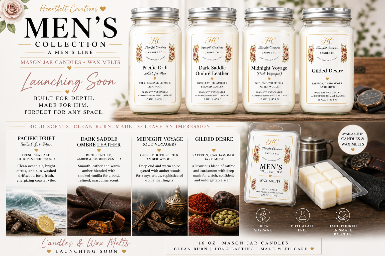 Men's Candle Collection
