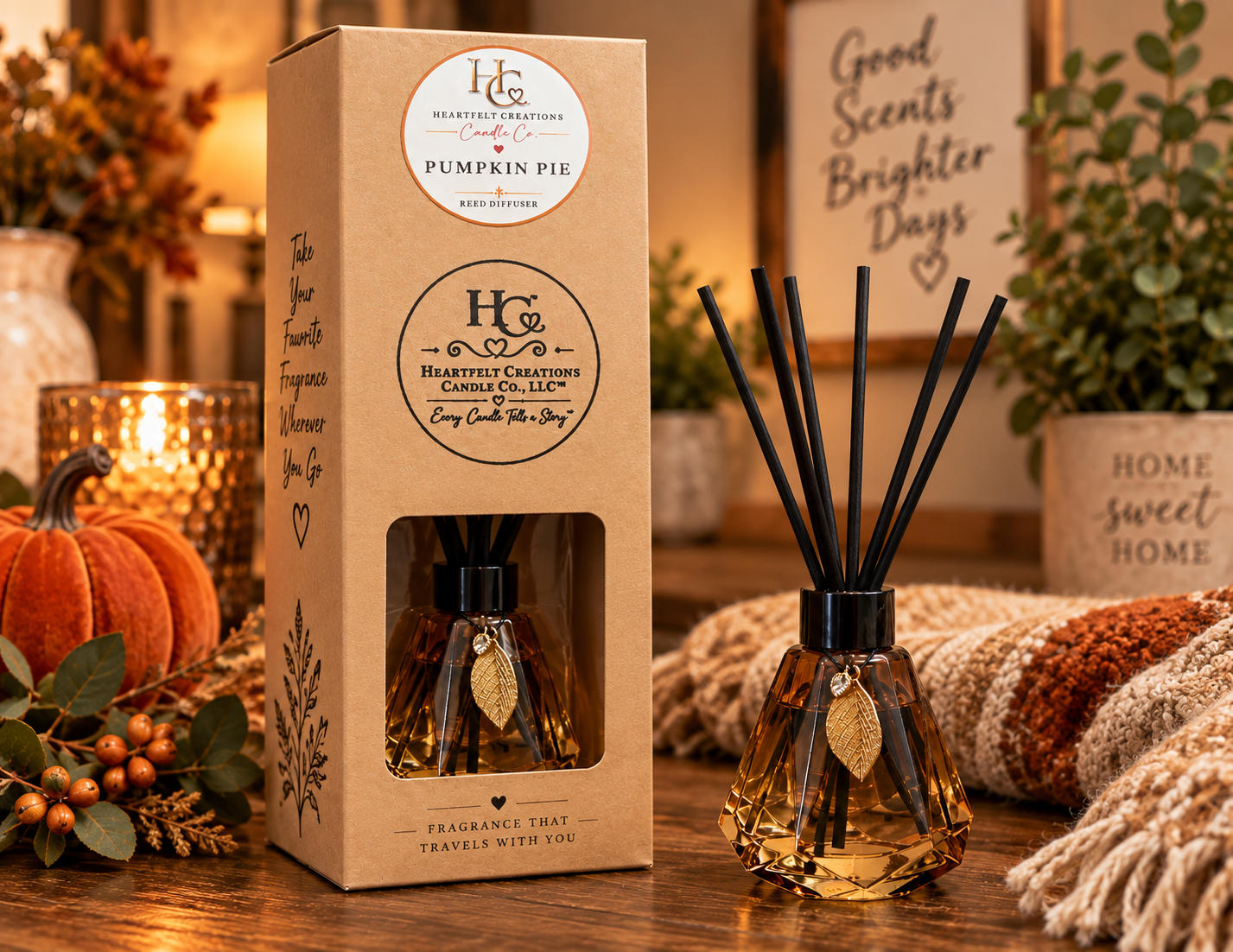 2 oz Reed Diffuser | Flame-Free Home Fragrance