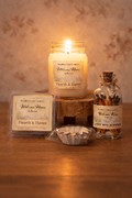 Welcome Home Collection - Hearth & Haven ~ (Each)               16 oz Candle,  4oz Wax Melt, Match Stick Jar, Wax Melt Liners