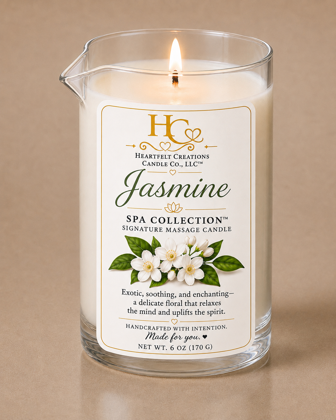 Spa Collection ~ Massage Lotion Candle