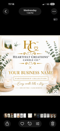 Partnership Custom Candles