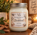 16 oz Hand-Poured Soy Mason Jar Candle