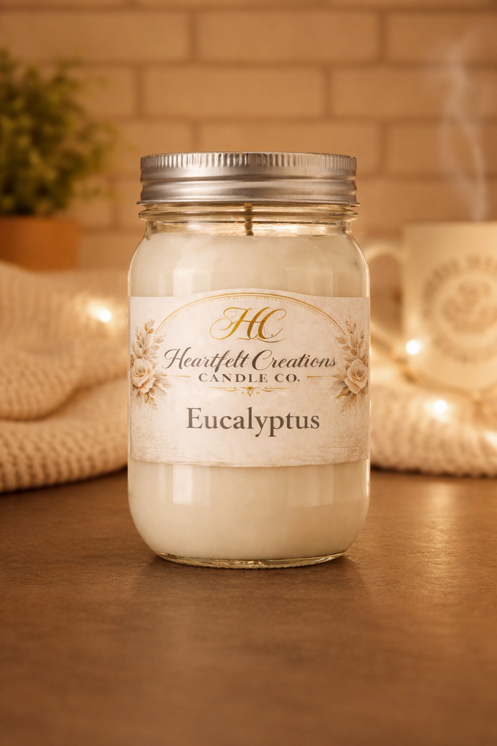 Eucalyptus ~                                   16 oz Candle