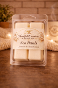 Sea Petals                                        4 oz Wax Melt.                       Jasmine & Clean Cotton