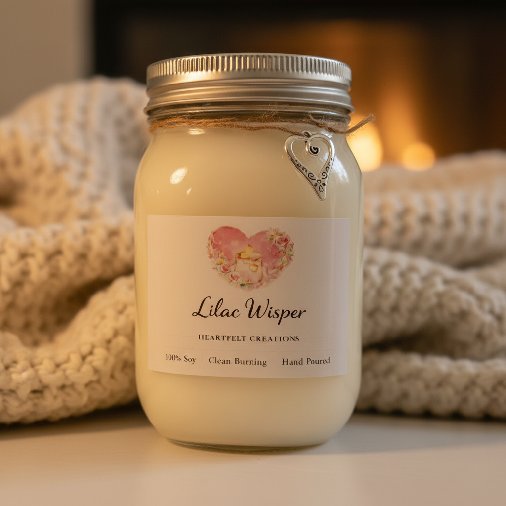 Lilac Whisper Candle